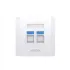 UGREEN NW144 Dual Port White Wall Plate (80182)